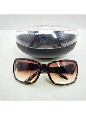 Armani Exchange Oversized Sunglasses AX084 Tortoise Brown Gradient Glam Shades